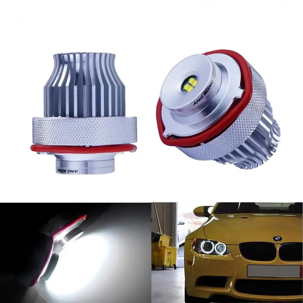 

2x 20W LED Marker Angel Eyes Halo Rings Light For 07-10 BMW 5-Series E60 E61 LCI