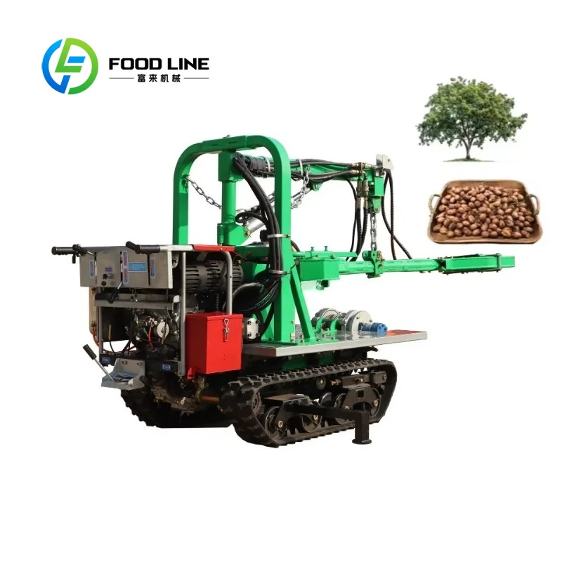 Customize Automatic Vibration Harvester for Almond and Walnut Picking Machine Crawler Type Olive Tree Shaker