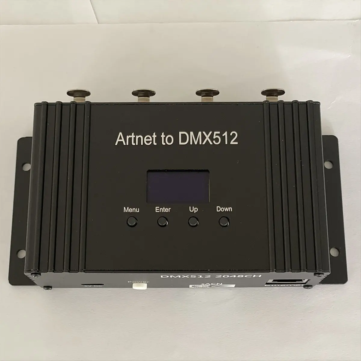【~ New Y24A】ArtNet DMX512 Ethernet Lighting Controller Interface 4 Universe 2048CH LONGYING