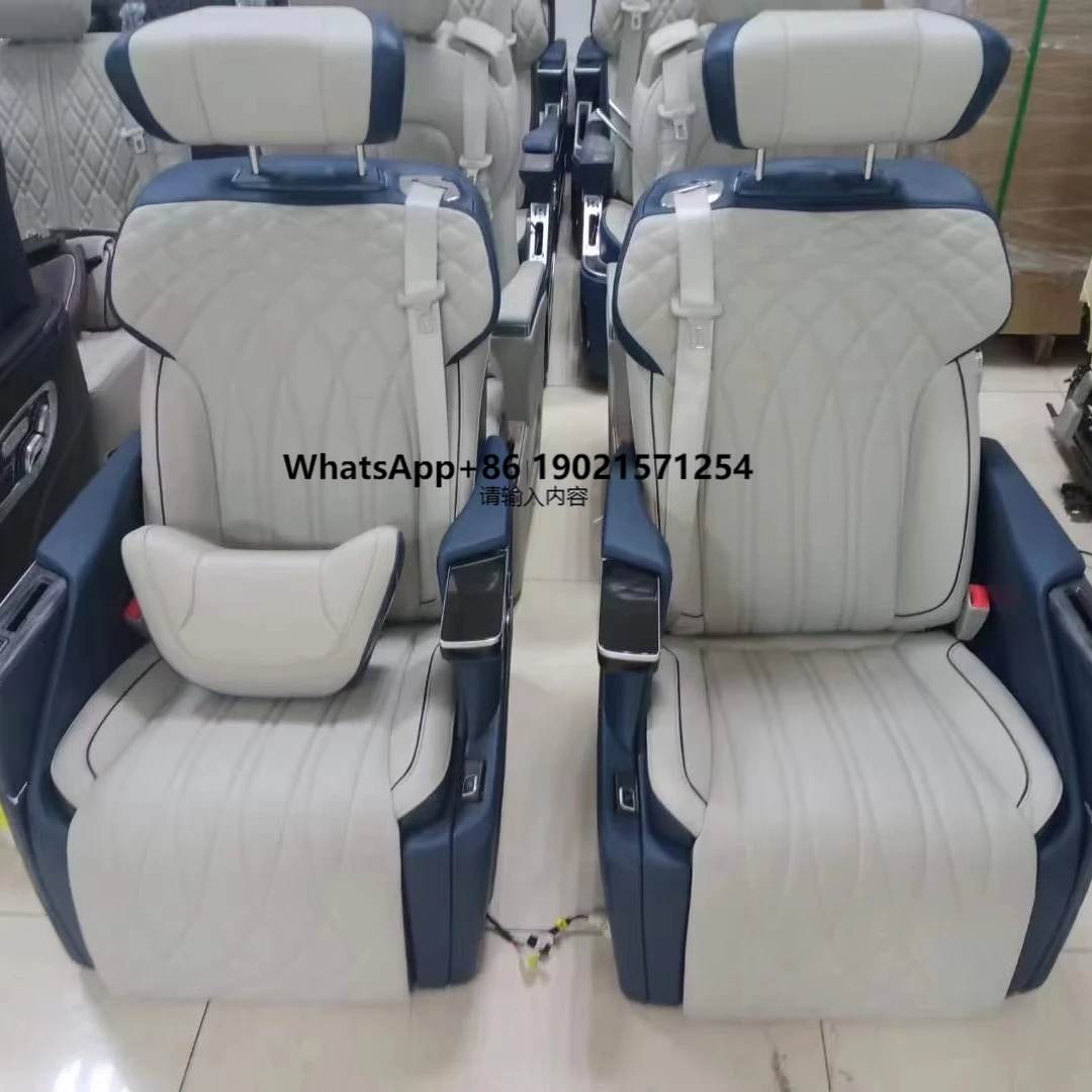 

Customized Luxuries Colorful Leather vip single seats Installation for Mercedes benz vito vclass V260 V250 V300 W447