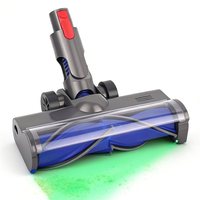 V-Shape Turbo Bristle Brush Head For Roborock H6 H7 Vacuum Cleaner Featuring Headlights Designed For Hard Floors Carpets