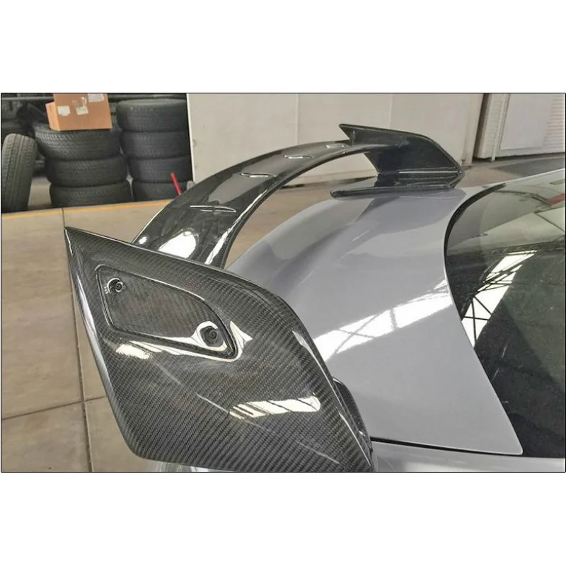 SAAR متوافق مع أجزاء تعديل سوبارو BRZ تويوتا 86 من ألياف الكربون TK نمط سبويلر خلفي كبير الذيل الجناح GT الجناح الثابت #3