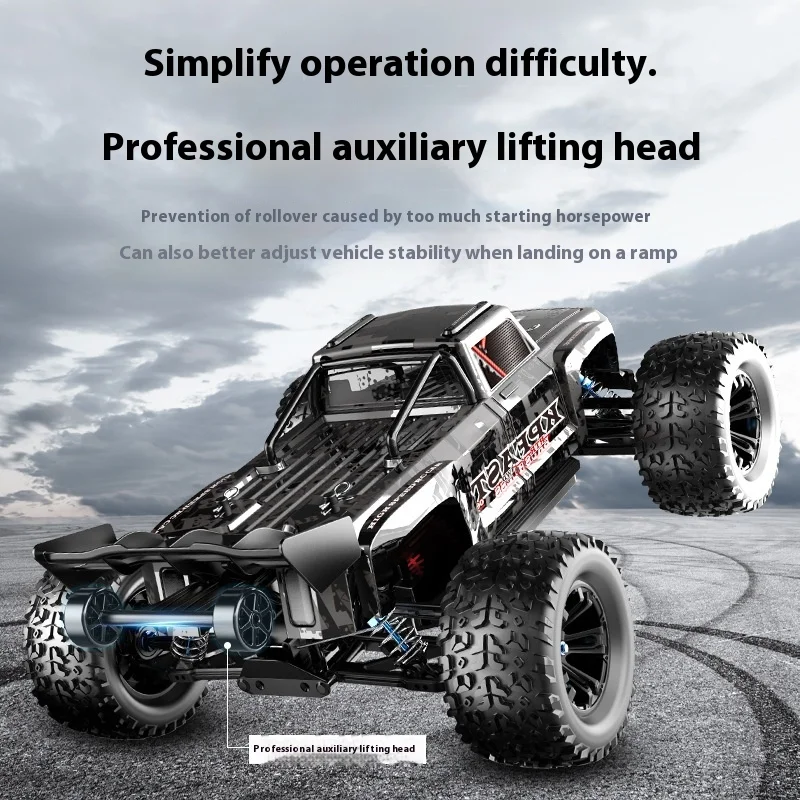 KF16 1:12 4WD sin escobillas RC Monster Truck 60 + KM/H coche de Control remoto de alta velocidad todoterreno vehículo sobre orugas de juguete para adultos y niños