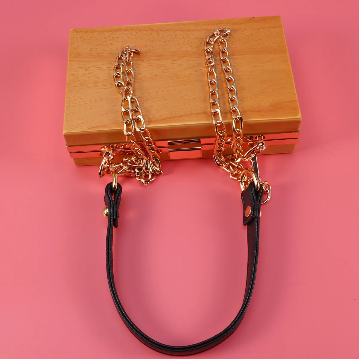 

Metal Chain Strap Replacement Tone For Handbag Purse Shoulder Bag Durable Pu Chic Retro Accessory Bag Chain