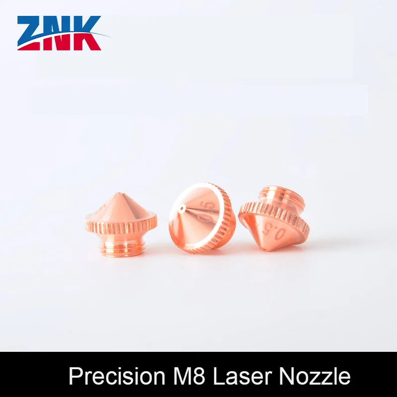 ZNK 3D Precision M8 Single-layer Natural Color Laser Nozzles  Cutting Device Precitec Raytools Parts