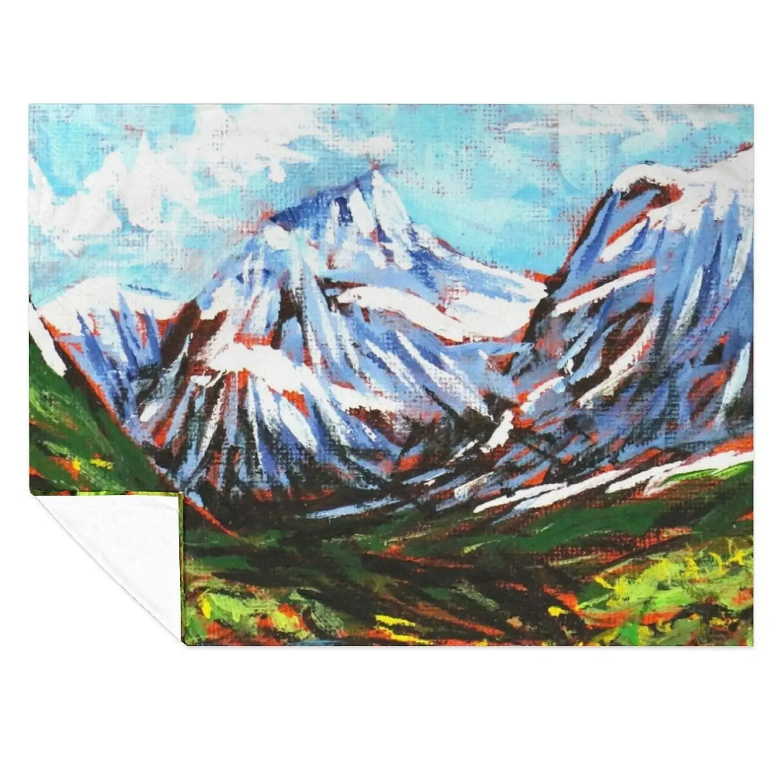 

New Zealand Mountain Art Design Throw Blanket for sofa Winter beds sofa bed Summer Beddings Blankets