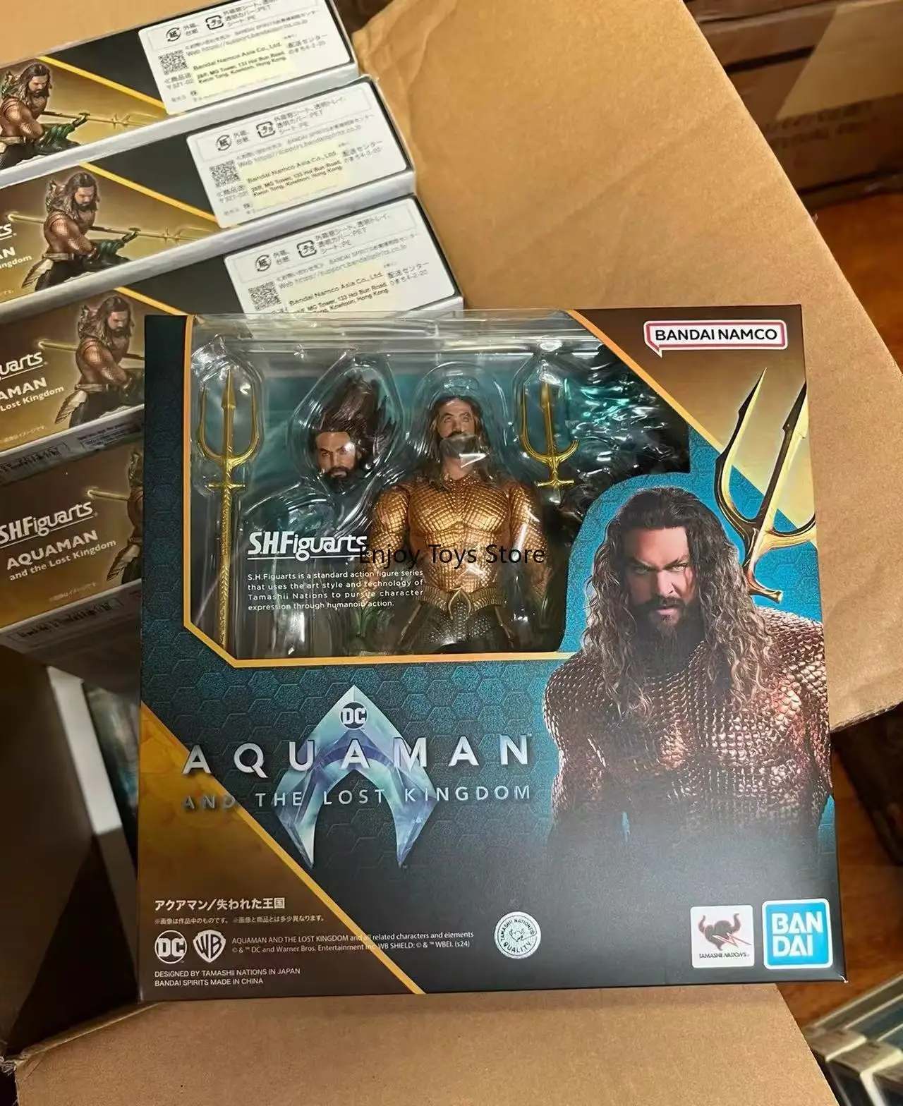 

In stock Bandai Aquaman 2 Lost Kingdom Watermatch dc Justice League Arthur Candid Figure Model