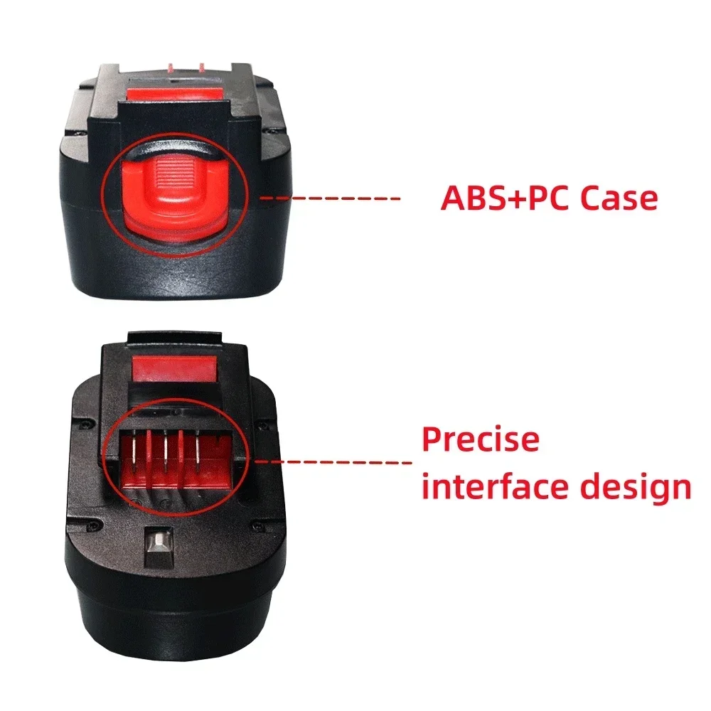 4.0/6.0Ah 12V For Black & Decker A12 A12ex Fsb12 Fs120b A1712 Hp12k HP12 Battery Pack Replaced By Ni-MH Battery Pack