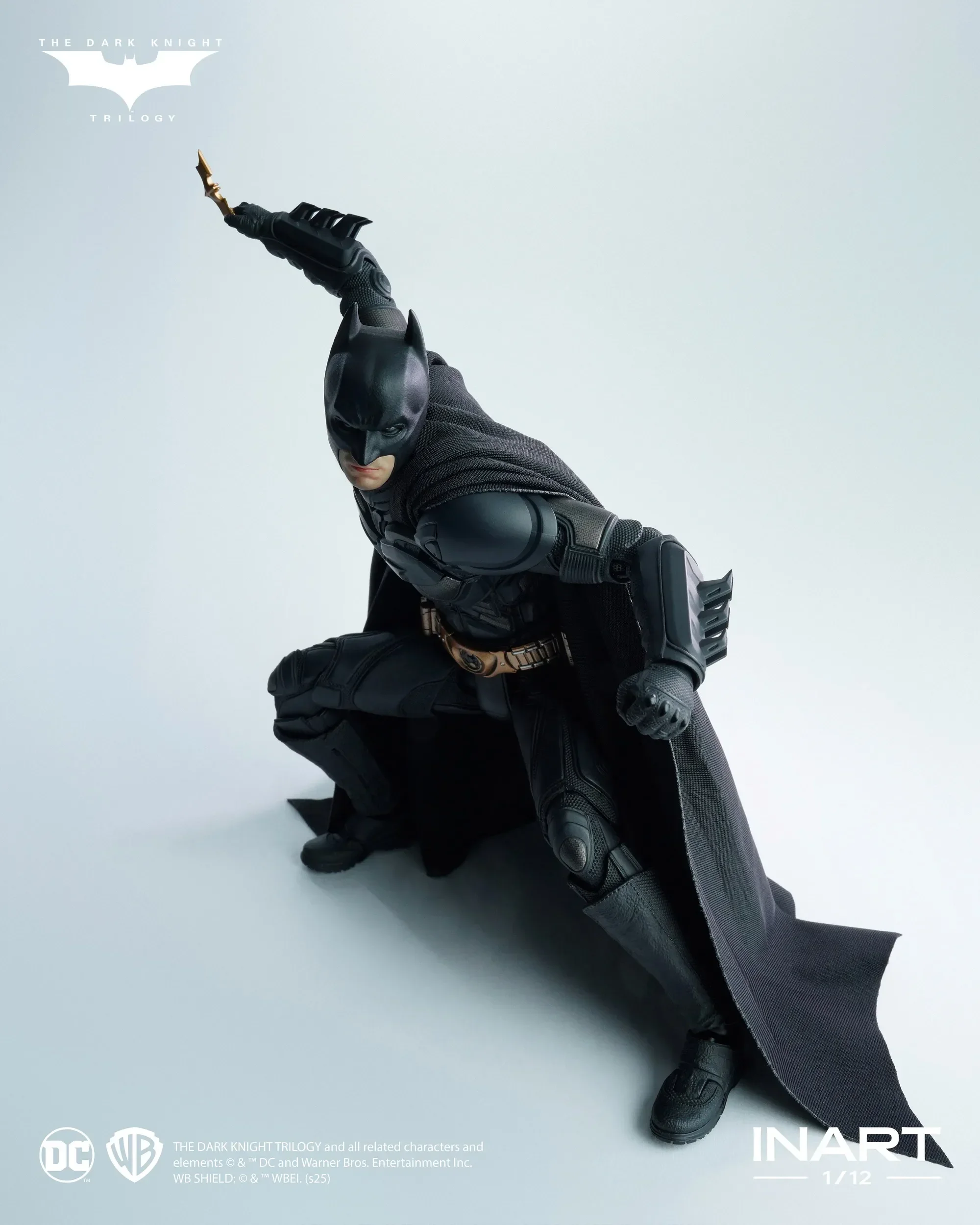 In Voorraad INART 1/12 Mannen Soldaat Batman Christian Bale The Dark Knight Rises Eternal Fight Hero Action Figure Model Collection