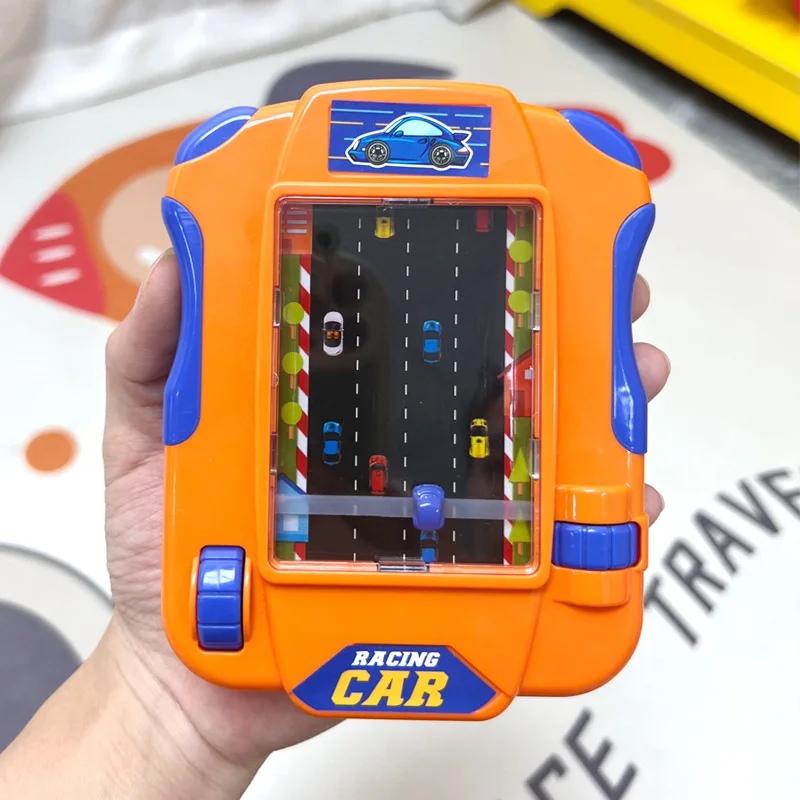 Children\'s Racing Car Breakthrough Adventure Handheld Game Machine Toy Puzzle Simulation Driving Desktop Game Toy For Boys Gifts