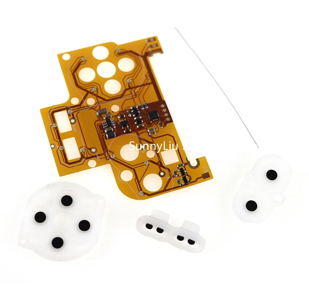 Kit di luci a bottone a LED di ricambio per GameBoy Color LED Light Ribbon Board Kit di modifica del colore della luce del pulsante fai da te per GBC