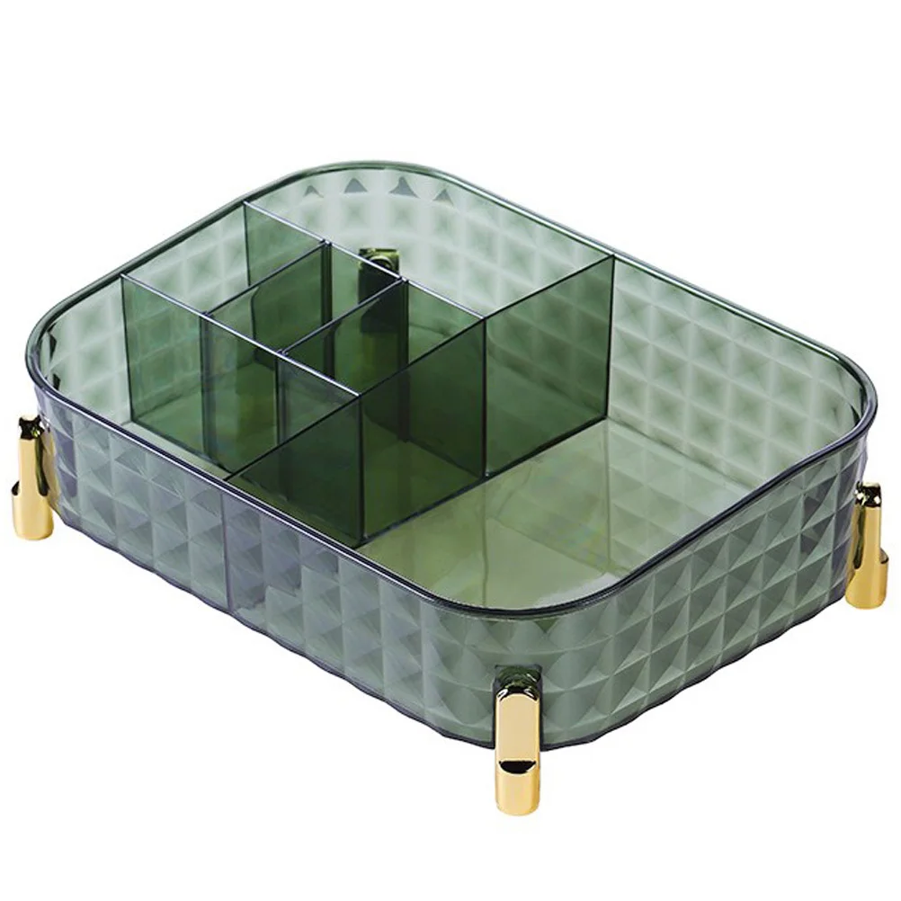 

Organizer Countertop Storage Box Large Capacity Desktop Organizer for Skincare Lipstick Bathroom Dresser
