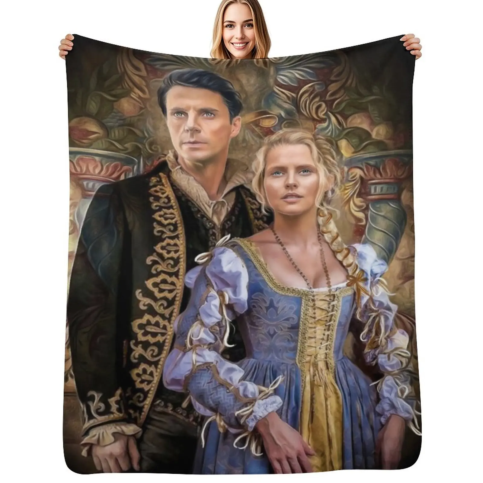 

A Discovery of Witches- Vera Adxer Throw Blanket Cute Plaid valentine gift ideas Flannel Fabric Moving Blankets