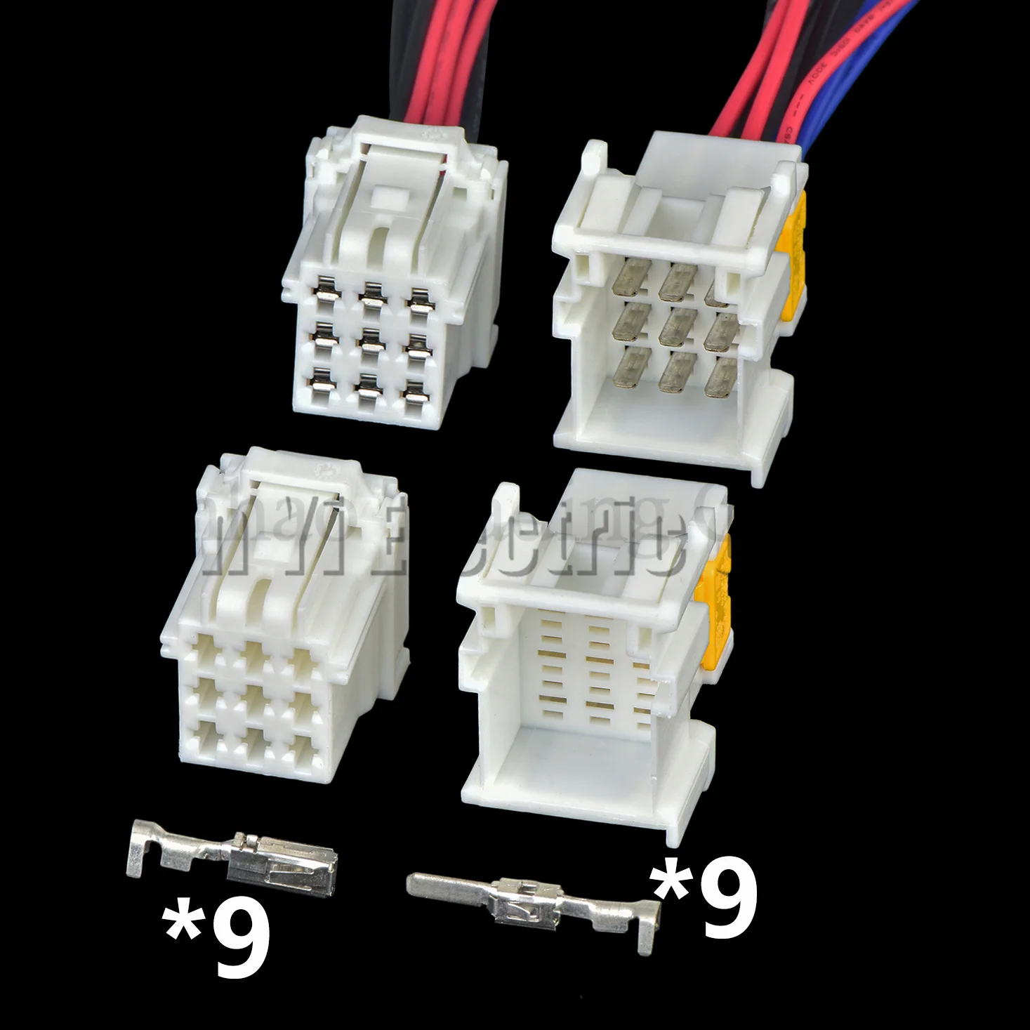 9 Pin Automotive Connectors 2-967626-1 2-967626-1 7-968971-1 For Car power amplifier harness plug