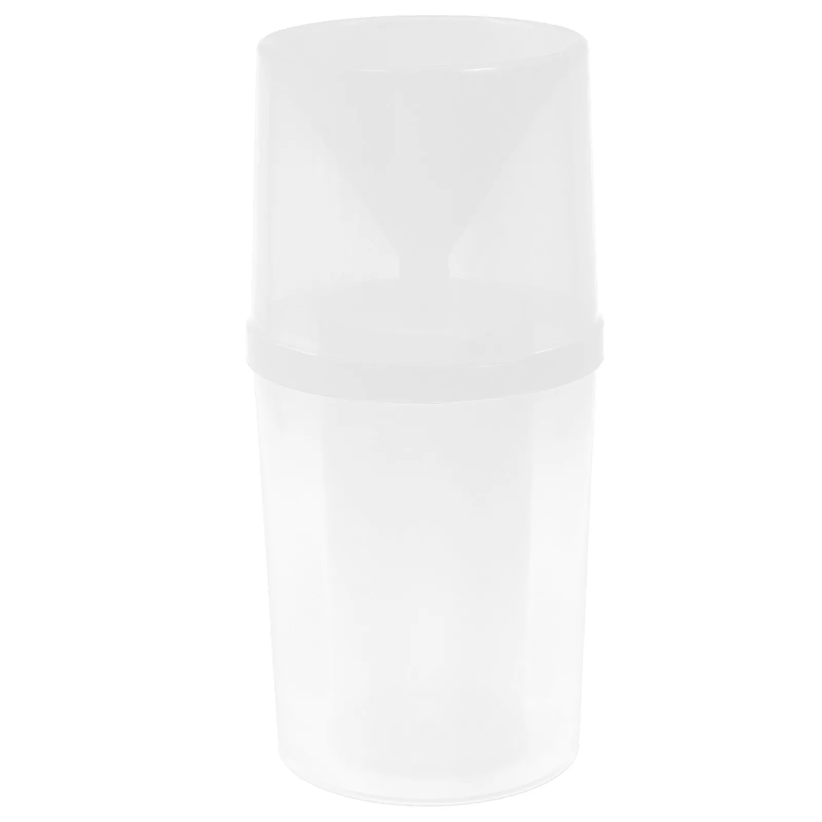 Plastic Rain Gauge Clear Cylinder Outdoor Rain Measuring Tool Garden Accurate Rainfall Monitor Decorative Stand Holder