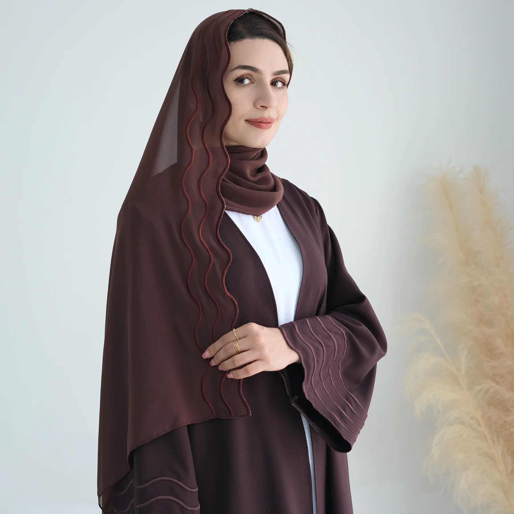 Eid Stickerei Muslimische Frau – Embroidery Hijab Bewertung und Preis