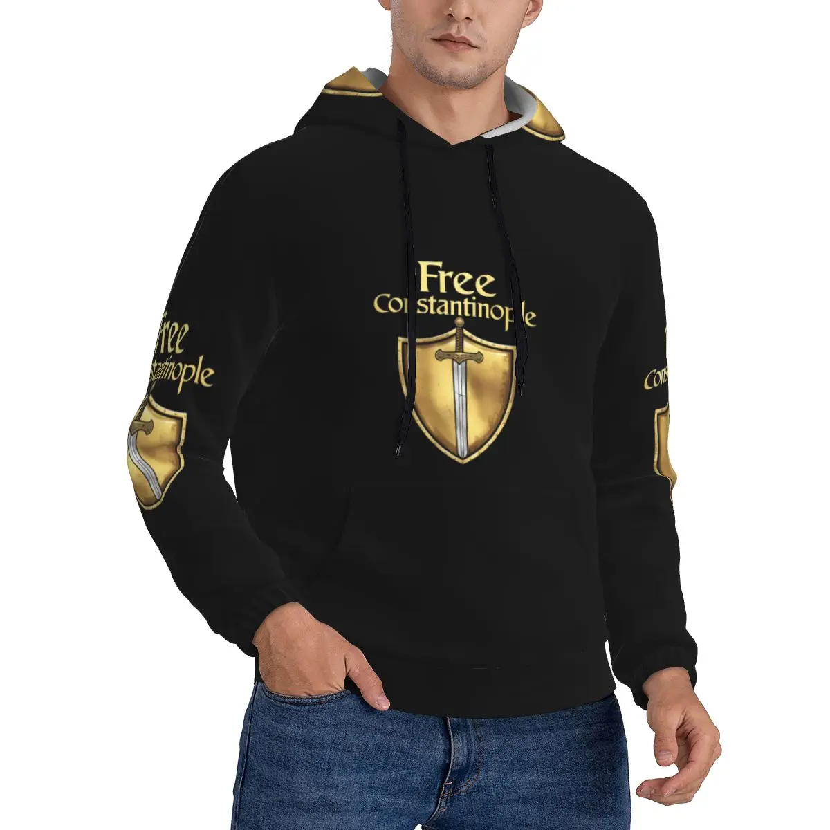 Free Constantinople Bold Historical Statement Felpe con cappuccio Hip Hop Pullover Autunno Inverno Felpe da donna da uomo Top a maniche lunghe