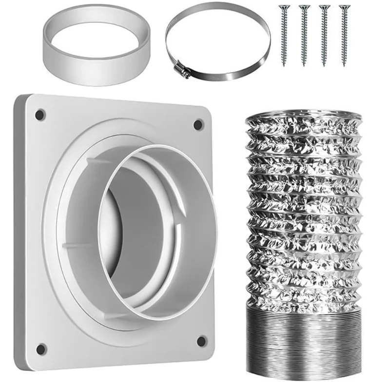 Dryer Vent Wall Plate Adapter Dryer Vent Hose to Vent Dryer Dock Connector Dryer Quick Connector Dryer Hose Dropship