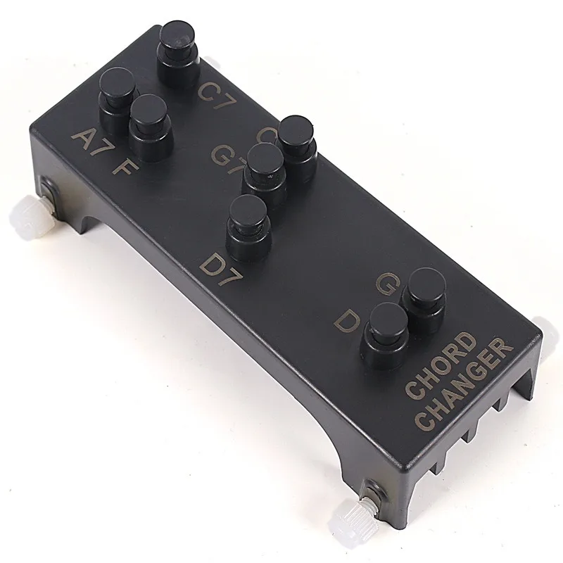 Portable One-Key Guitar Chord Assistant Tool for Acoustic Folk Guitar, Finger Trainer for Beginner Practice Strengthening