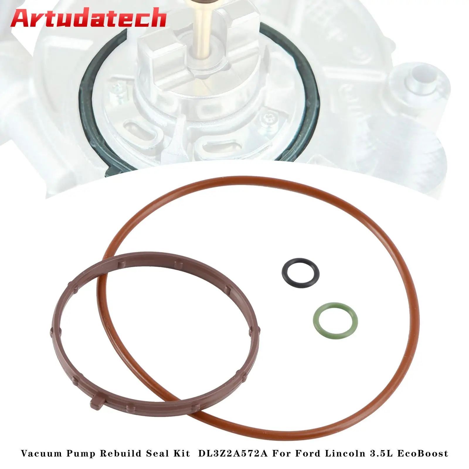 

Artudatech Vacuum Pump Rebuild Seal Kit DL3Z2A572A For Ford Lincoln 3.5L EcoBoost Car Accessories