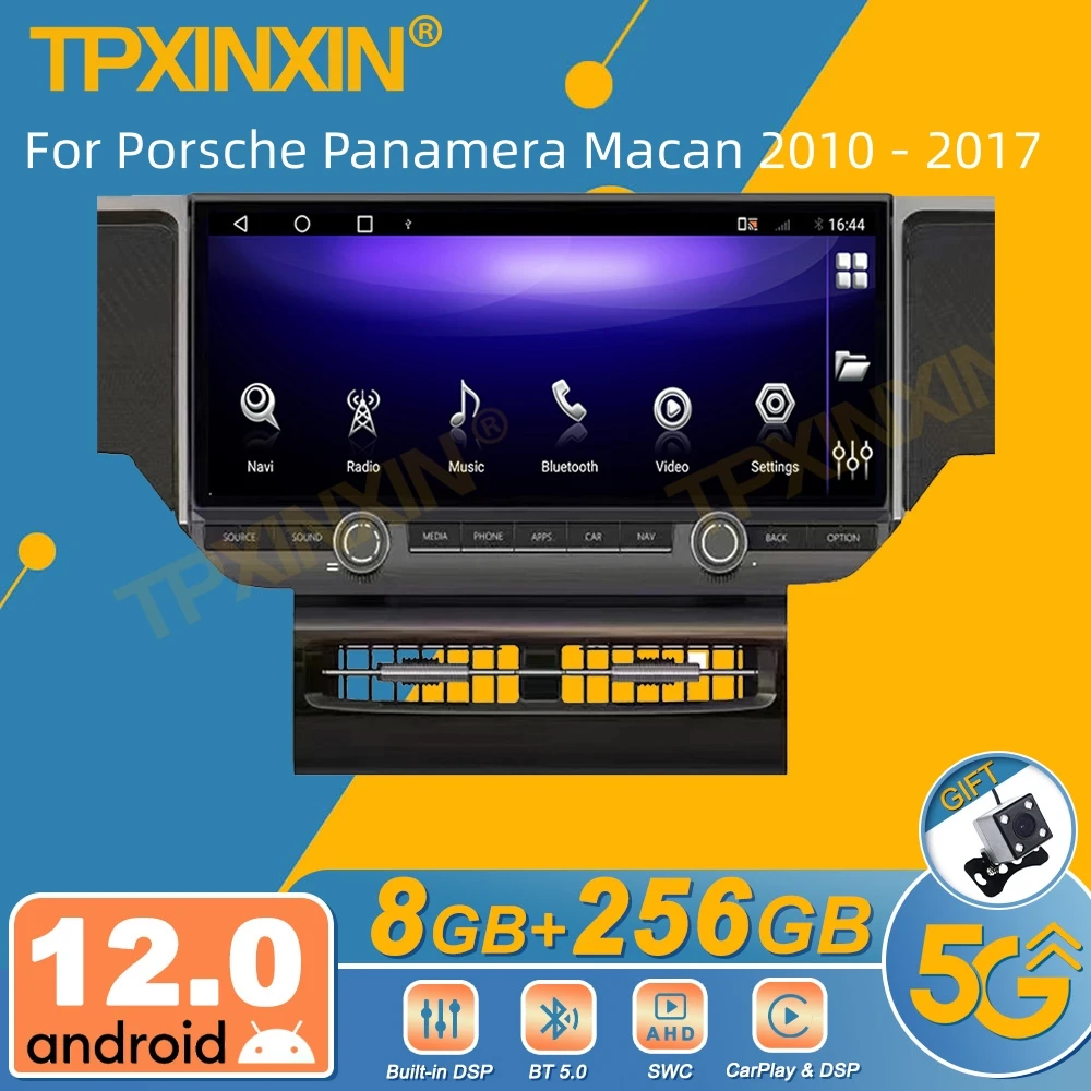 For Porsche Panamera Macan 2010 - 2017 Android Car Radio Multimedia Video Player Wireless Carplay Autoradio Stereo GPS Navi Head