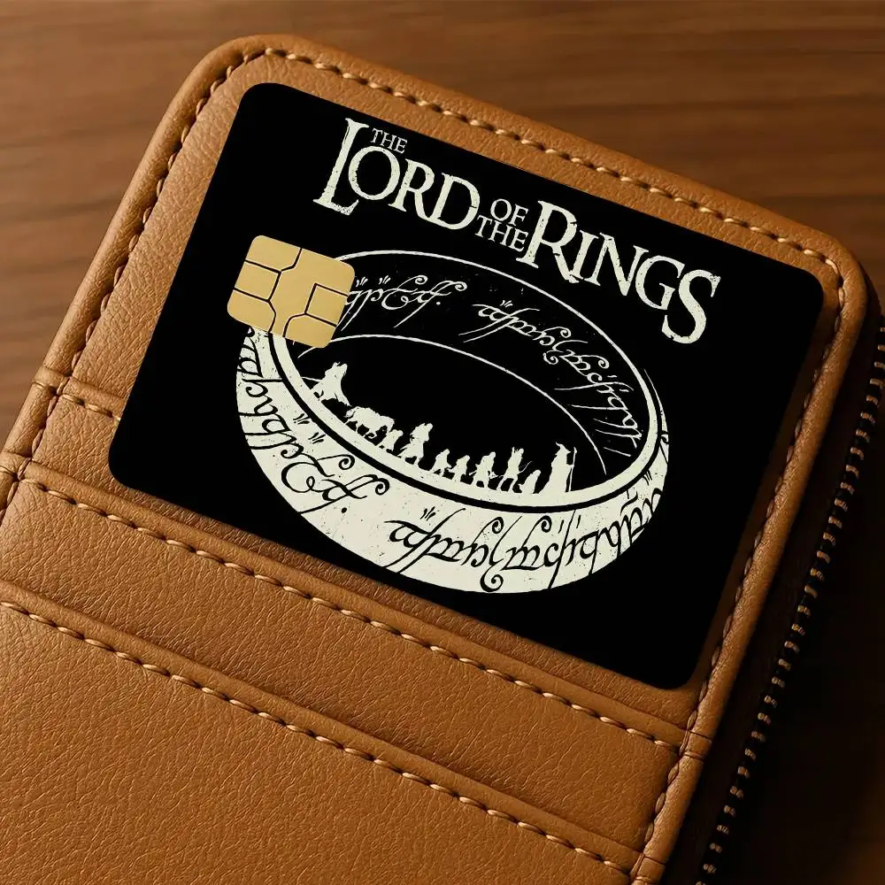 L-Lord Of the R-ringsS Waterproof Film skin Cover 4PCS Credit Card stickers Debit Front Decoration Commuter Pass