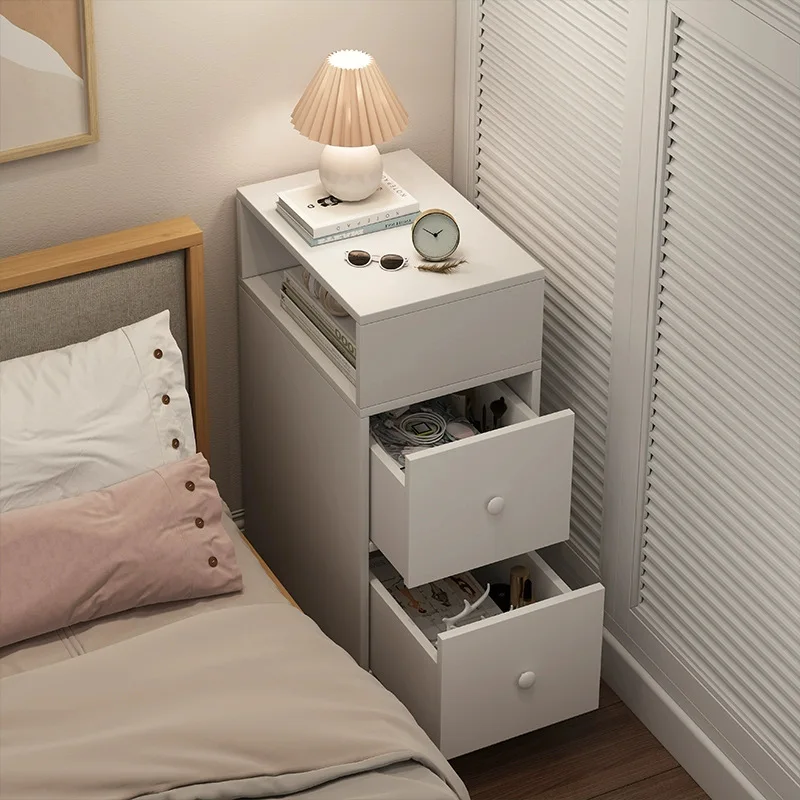 

Bedside table Bedroom simple modern ultra-narrow simple crevice storage cabinet Bedside table Household bedside shelf side cabin