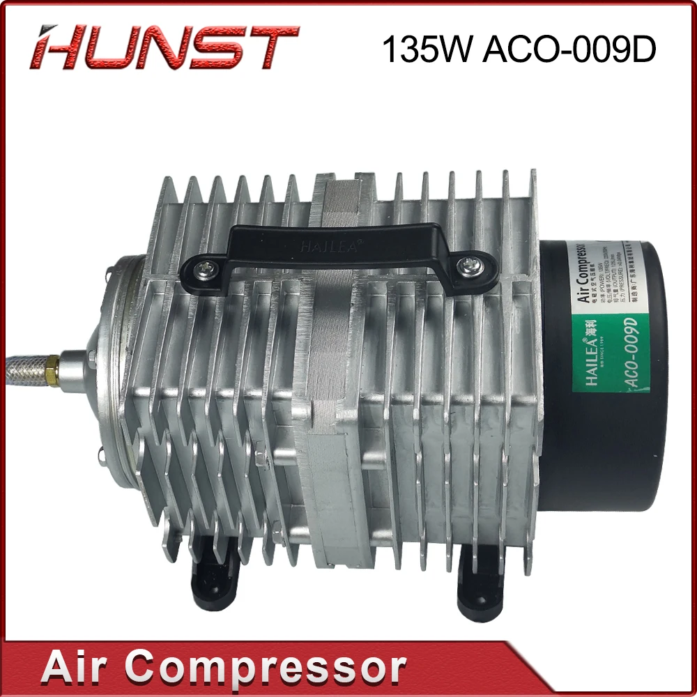 Imagem -02 - Hunst-compressor de ar Elétrico Bomba Magnética 110v 220v Aco009d para Gravação a Laser Co2 Máquina de Corte 135w