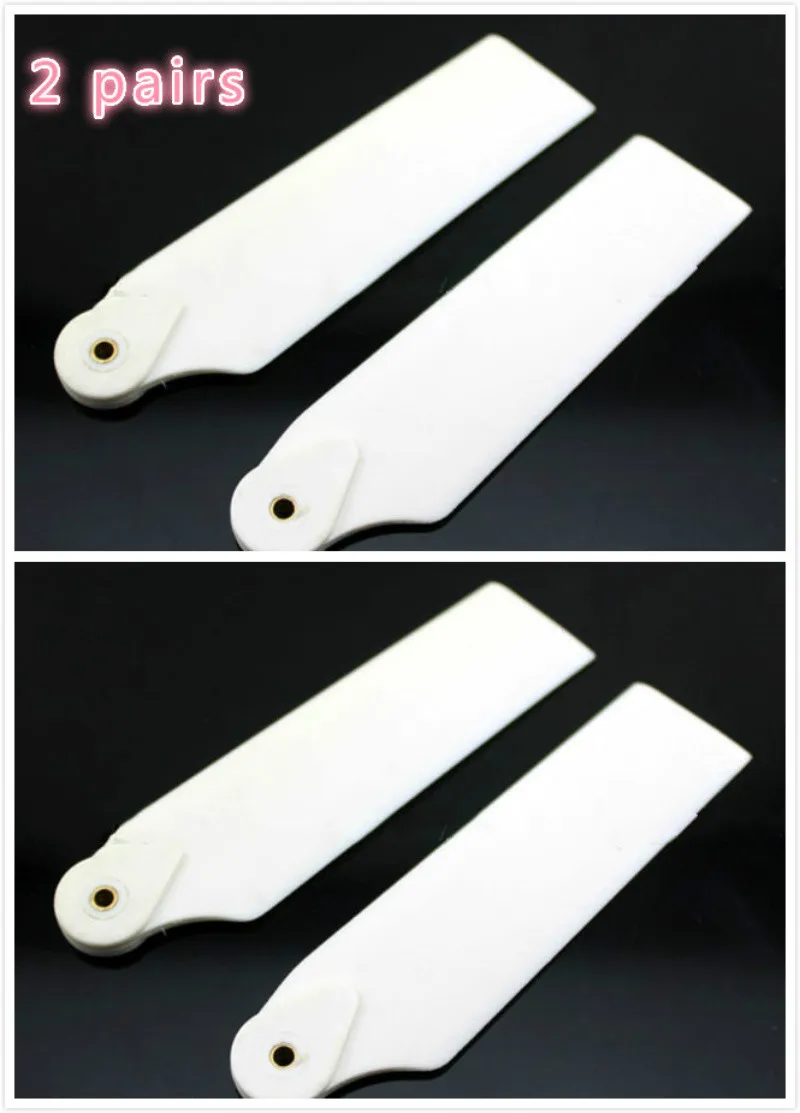 2 Pairs Trex Align 700 Helicopter Part 115mm Plastic Tail Blade