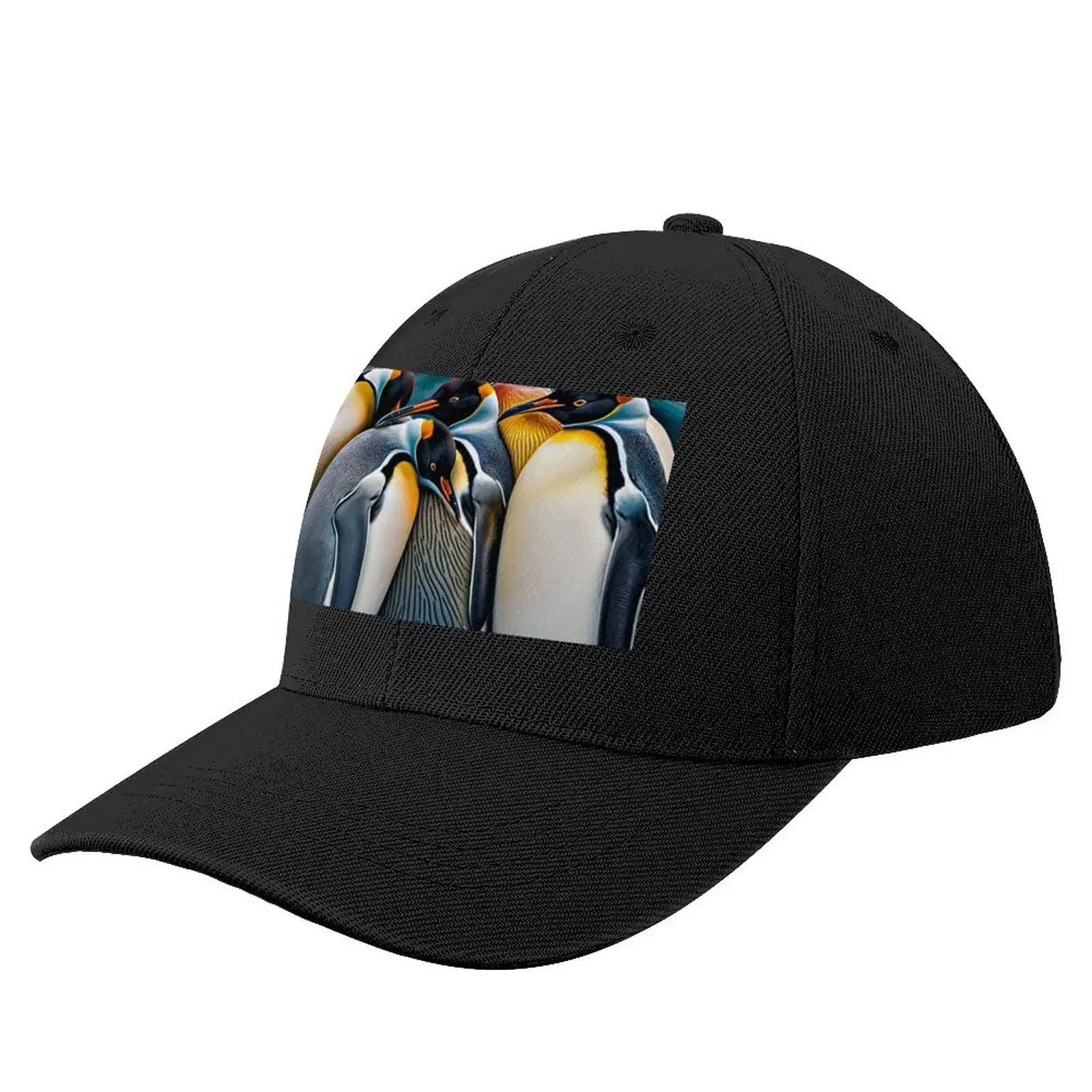 

Penguin Huddle Baseball Cap Golf derby hat Ladies Men's