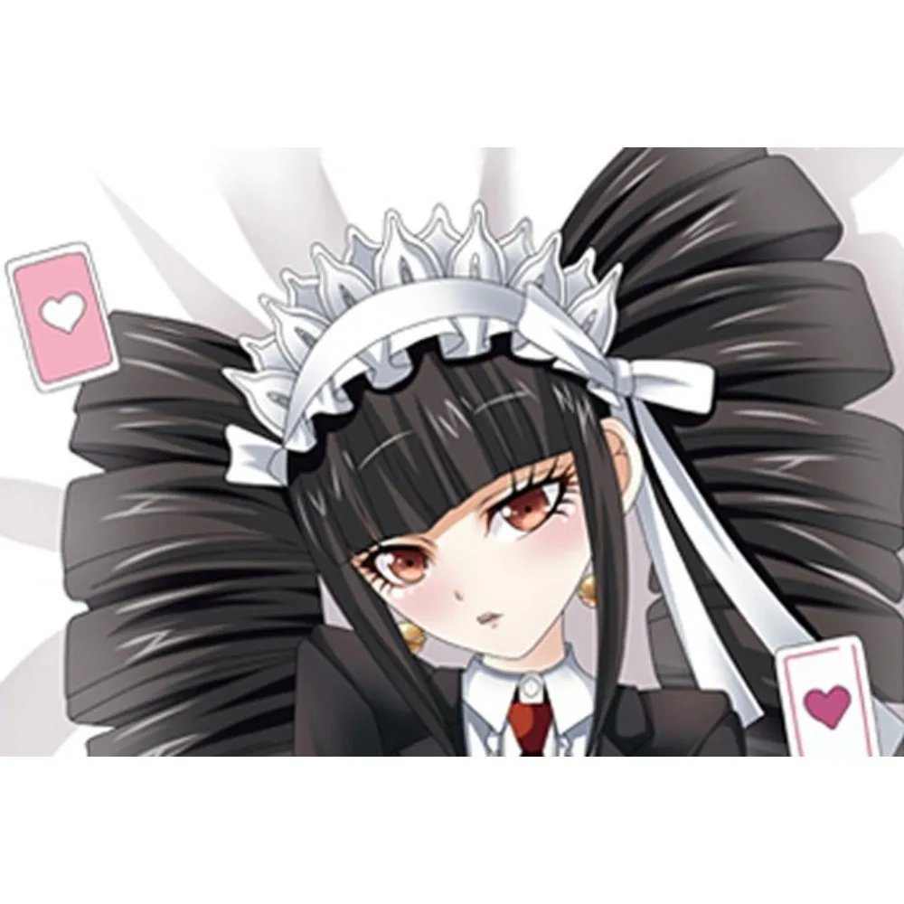 Anime Character Celestia Ludenberg Double Side Printed Dakimakura Pillow Cover Long Body Cushion Home Bedding