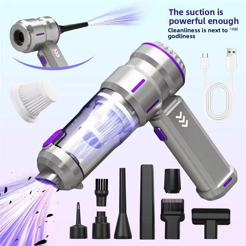 Car-Mounted Handheld Wireless Vacuum Cleaner With Brushless Motor, High Suction Dust Remover, Compact Dual-Use For Car And Home