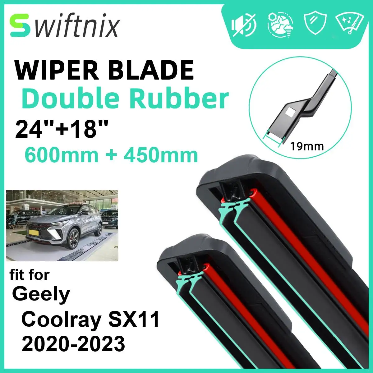 Car Wiper for Geely Coolray SX11 2020-2023 24