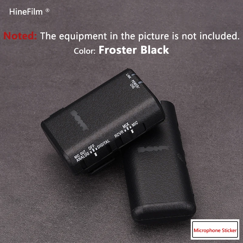 Наклейка для беспроводного микрофона Sony ecm w2bt