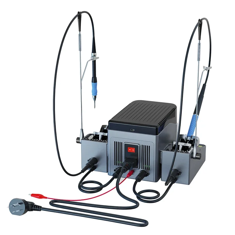 AIXUN T420D ligent Double Welding Station C210 C115 C245 Handle Soldering Iron Tips Station Repair Tools
