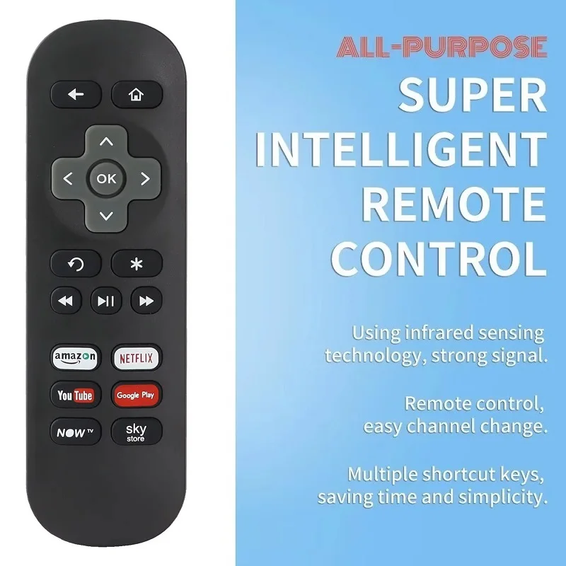 YP New Universal Remote Control Use for Now TV Nowtv Set-Top Box 4500SK-RCU NOW100-RCU 4200SK 4201SK 4500SK 2400SK Controller