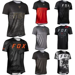 Men's Downhill cycling Jerseys Mountain Bike MTB Shirts Offroad DH Motorcycle Jersey Motocross Sportwear Racing Bike Fox Cup