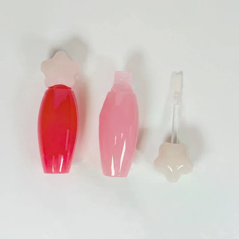 Transparante lipglossbuis Dikke staaf Grote borstelkop Lege fles Lippenglazuurcontainer