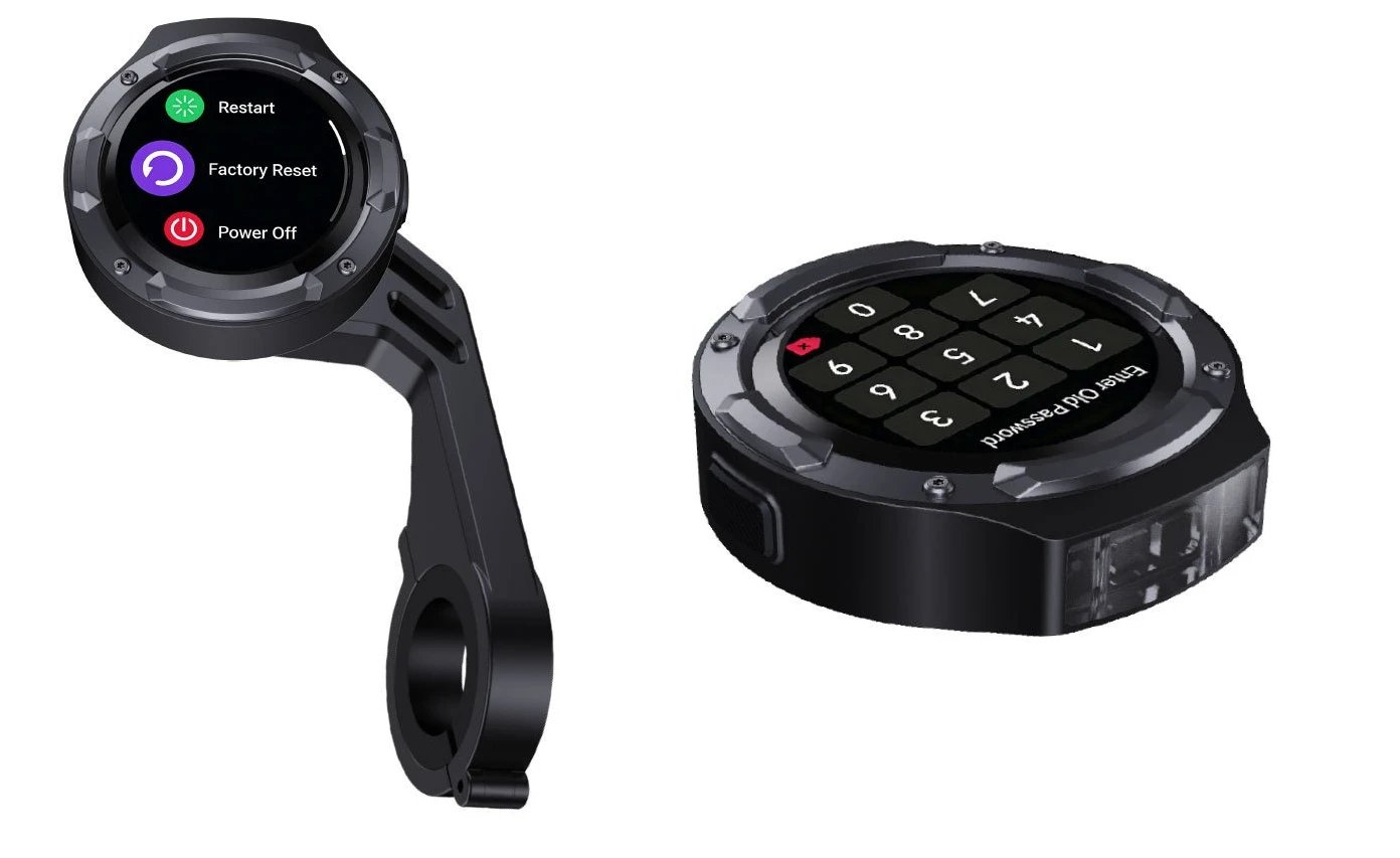 Motorcycle Code Watch Navigator Waterproof Simple Navigation Bicycle Code Watch 1.43 Inch OLED