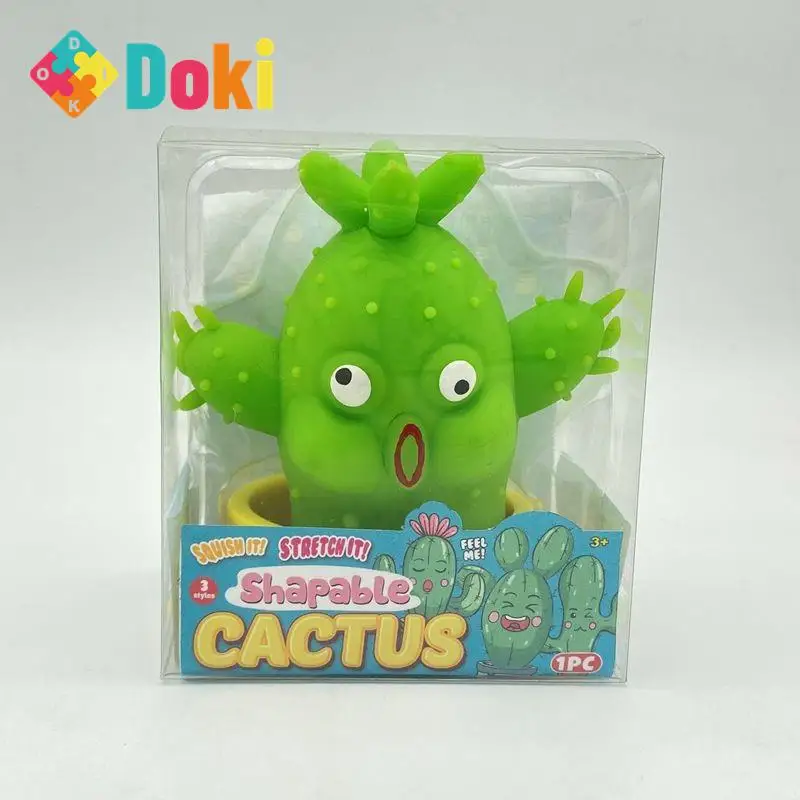 

DokiToy 2023 New Pressure Reducing Toy Cactus LaLaLaLe Hot Selling Pinch And Release TPR Toy Hot Sale DropShipping