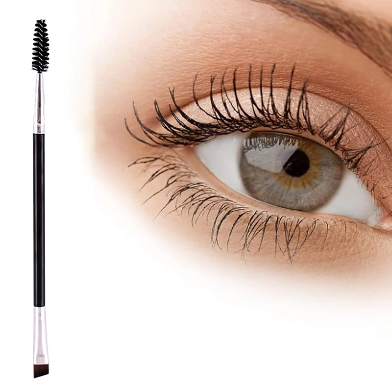 Brosse de levage de permanente de cils à Double tête, stratification Portable, séparation des cils, outil d'extension de cils, brosse de détail