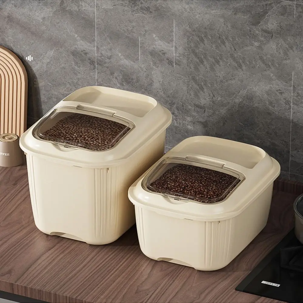 Boîte de Rangement Créative pour Riz E27 Étanche à l'Humidité, Grande Capacité, Récipient Alimentaire