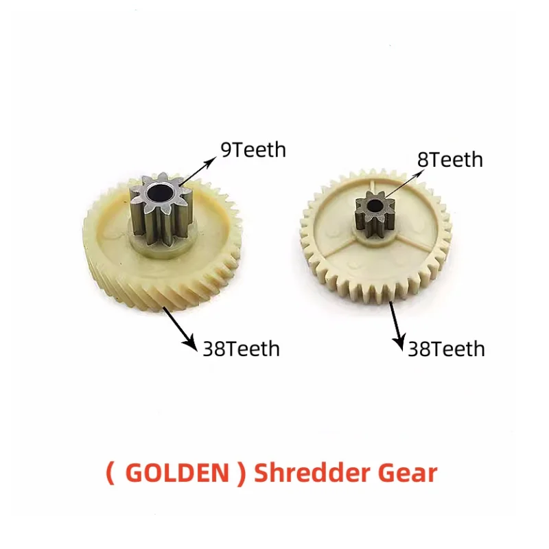 8T-38T/ 9T-38T For Golden Original Shredder Gear GD-9136 /9138/8388/8306/9210/9117/9110/9116 Shredders Accessories Gear