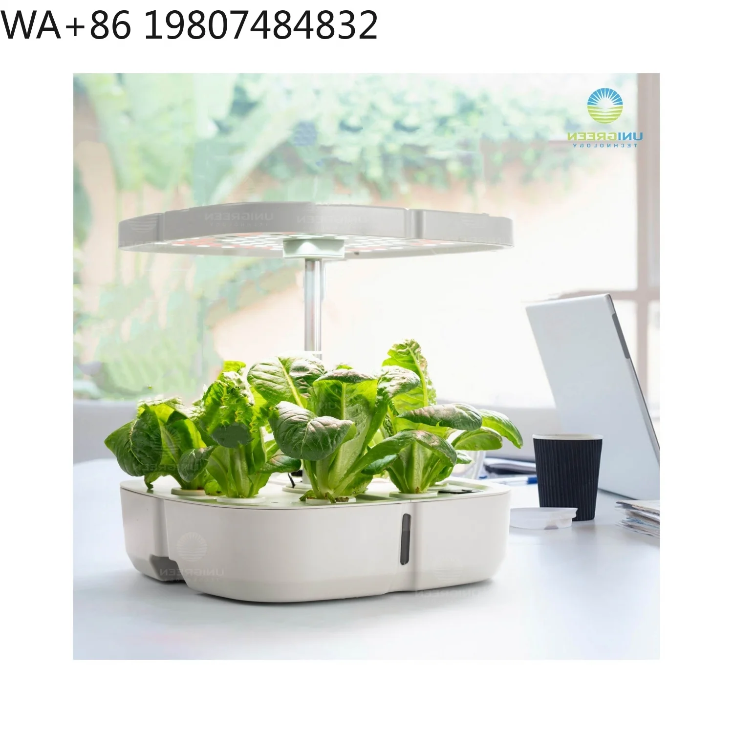 Height Adjustable Mini Hydroponic Cultivation Pot Timing Full Spectrum LED Light Auto Circulation Soilless Gear For Kitchen