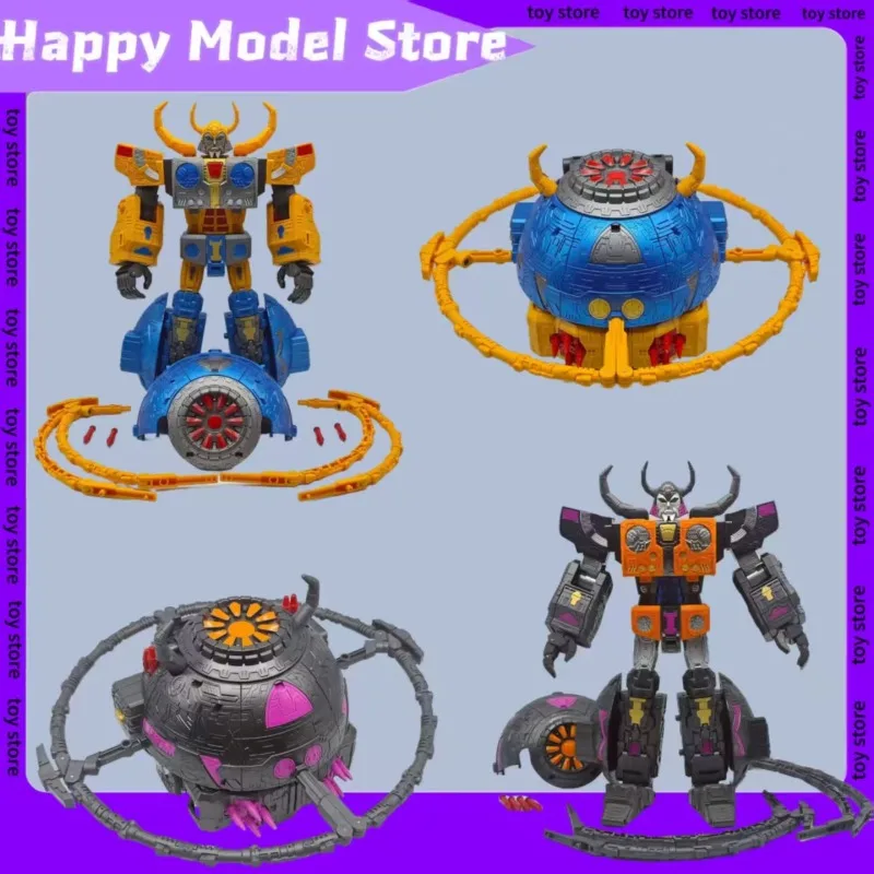 

In Stock Unicron Double Inscription Mobile Mecha Figure Planet Transforming Robot Toy Collection Assemble Ornament Birthday Gift