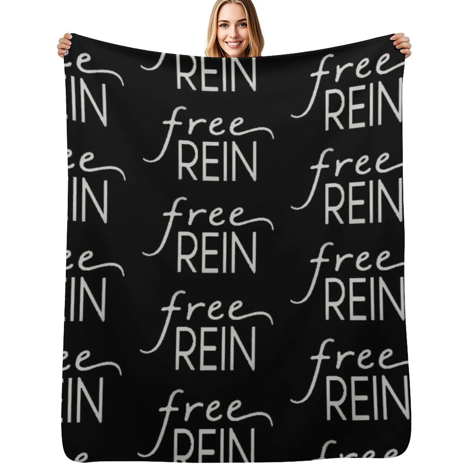 

Free Rein Throw Blanket Soft Cozy Blanket for Pet Kids Adults