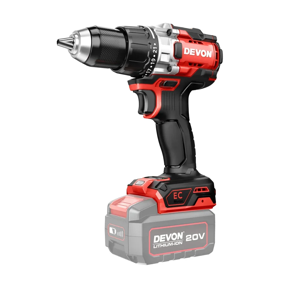 

DEVON Hammer 12v 18v 20v 24v 160nm 3/4 Brushless Cordless Top Best China Impact Drill Heavy D uty Only tool