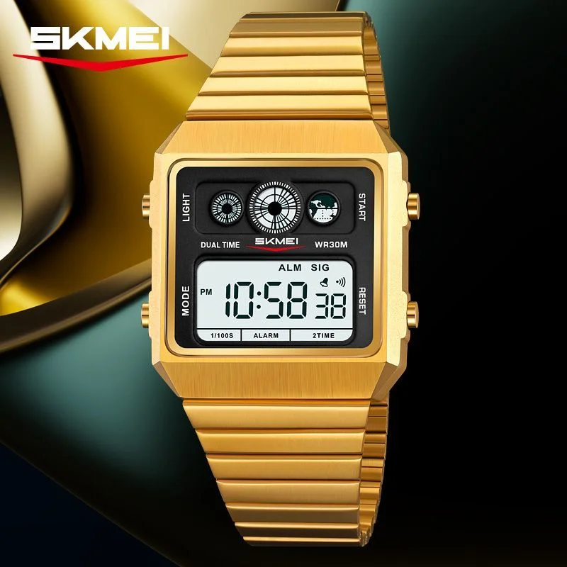 

Watch Men's Steel Belt Business Wind Electronic Watch Waterproof Luminous Electronic Watch
