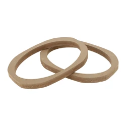 X Autohaux 2 Pcs Universal Speaker Spacer Ring Adator Waterproof for 6