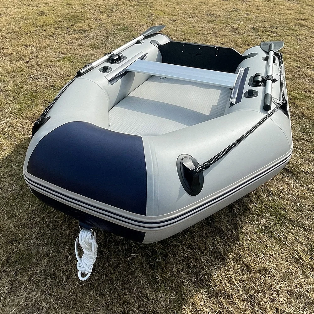 Wholesale Price 2.3M 7.5ft Assault Speed Air Mat Mattress Floor 2 Person 0.9 MM PVC Inflatable Pontoon Boat Dinghiespromote sale
